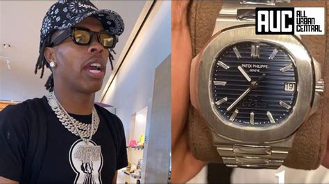 who sold lil baby the fake watch|lil baby patek watch.